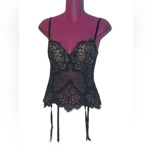 Victoria Secret 34C black lace corset
